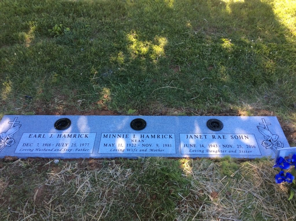 Multiple Flat Marker Memorial Inspiration
